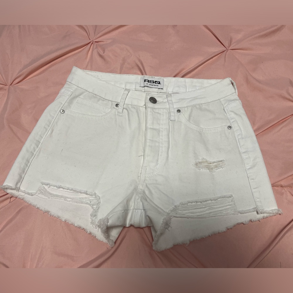 Tilly’s RSQ White Denim Shorts